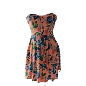 Pink Owl Bustier Mini Dress Size Medium EUC